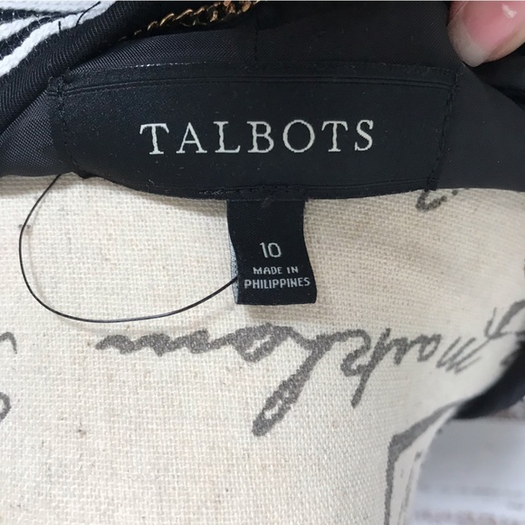 Talbots Button front tweed size 10 Half sleeve‎ career blazer jacket - Picture 6 of 7